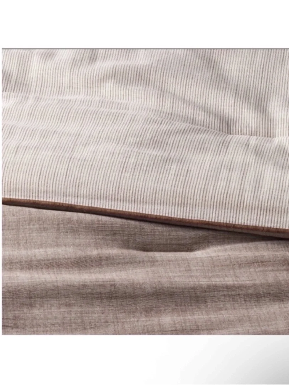 NWT 3pc King Reversible Comforter Set Brown - Hearth & Hand with Magnolia